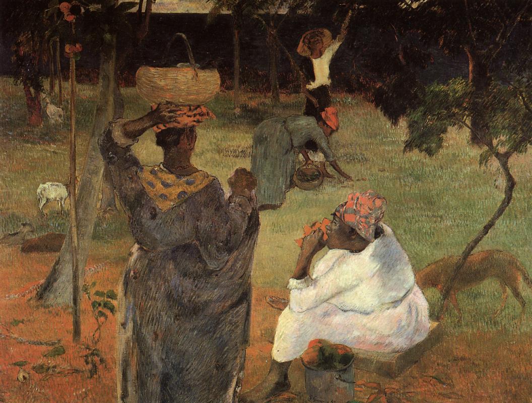 Mango Pickers, Martinique - Paul Gauguin Painting